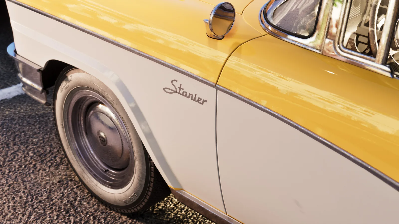 Vapid Stanier '55 et son garage à Ocean Beach dans GTA 6